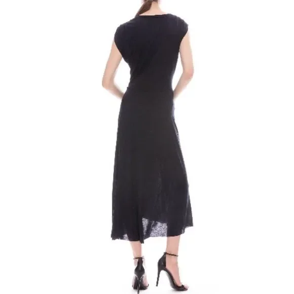 A.L.C. Emilie Midnight Blue Jersey Midi Dress size S New With Tags  NWT - Picture 12 of 16